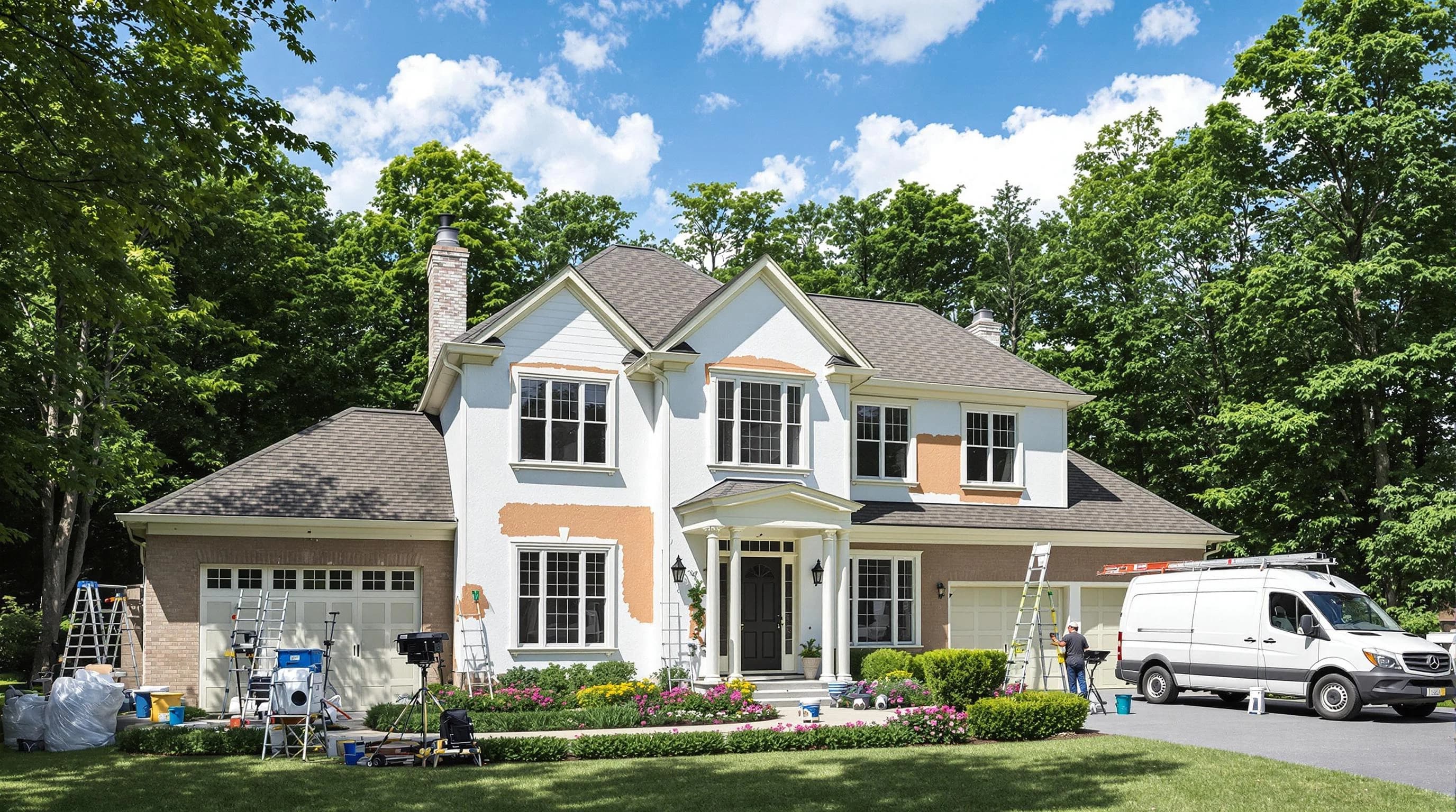 Sun City West House Painters painting equipment